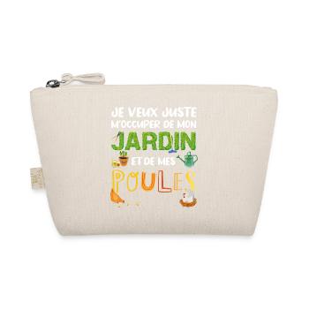 Mon Jardin et mes Poules Humour Cadeau Jardinier - Trousse biologique - nature - Devant
