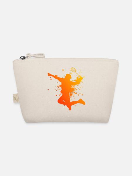 Badminton Badminton Joueur De Badminton Squash Badminton - Trousse biologique - nature - Devant