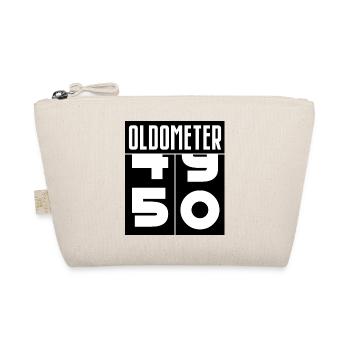 Oldometer 50th Birthday - Organic Pouch - nature - Front