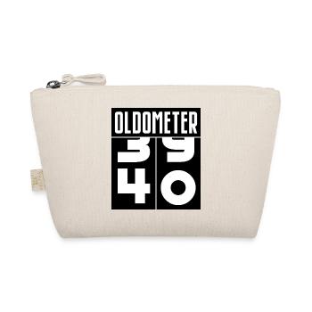 Oldometer 40th Birthday - Organic Pouch - nature - Front