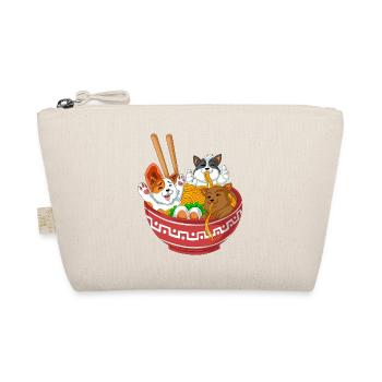 ramen cats - Organic Pouch - nature - Front