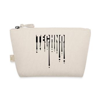 Tropfen Logo Techno - Bio-Täschchen - Natur - Vorne