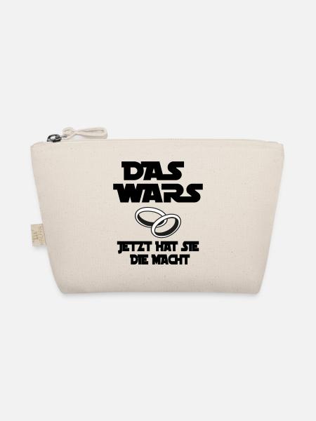 das wars - jetzt hat sie macht - Bio-Täschchen - Natur - Vorne