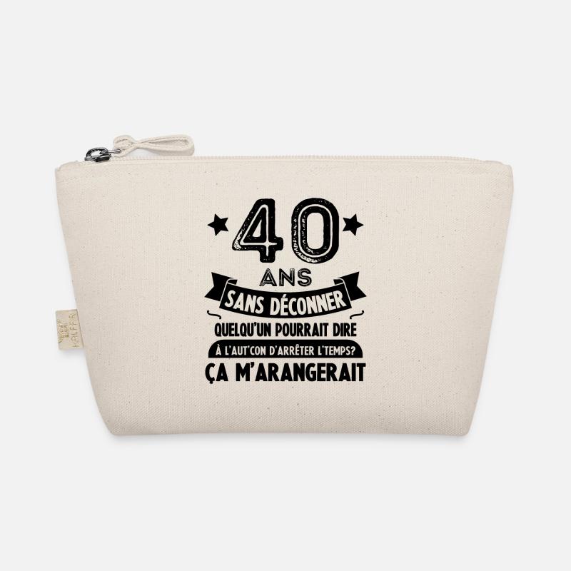 40 Ans Sans Déconner Cadeau 40 Ans Anniversaire Trousse biologique
