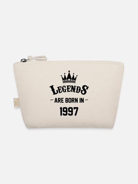 Legends are Born in 1997 - Bio-Täschchen - Natur - Vorne