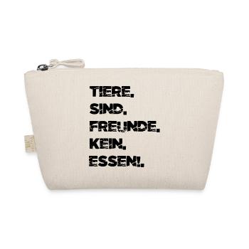 geek veganismus fleischloses essen cool - Bio-Täschchen - Natur - Vorne