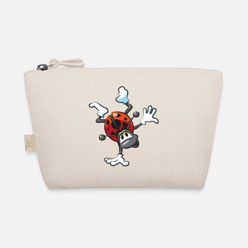Ladybug Handstand Happiness Comic Organic Pouch