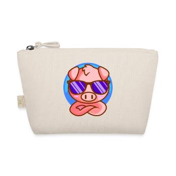 Petit porcelet avec lunettes de soleil - Trousse biologique - nature - Devant