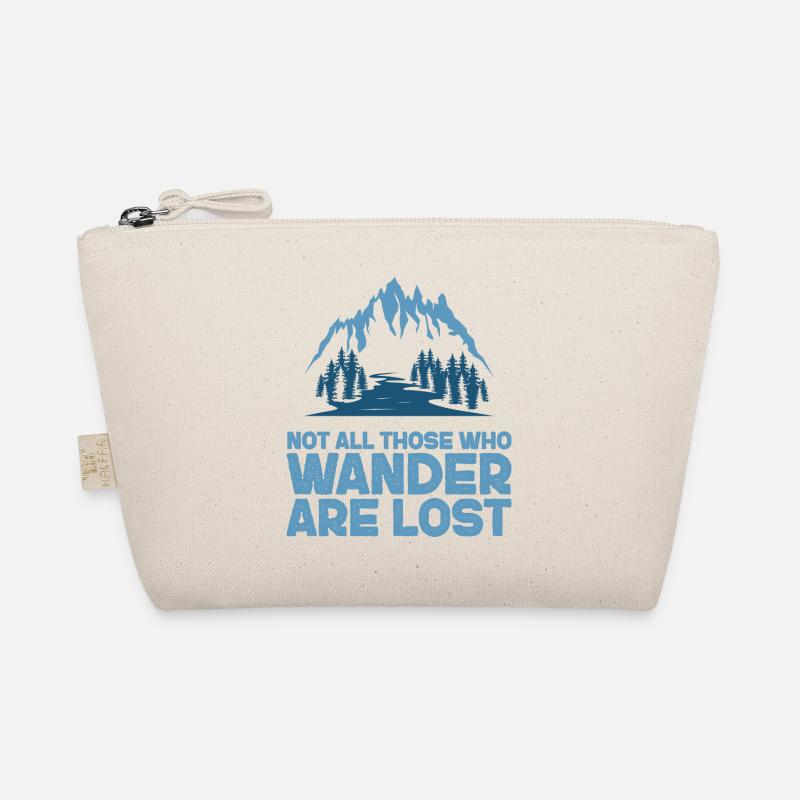 not all those who wander are lost Organic Pouch