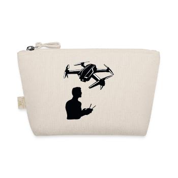 Drone man with remote control - Organic Pouch - nature - Front
