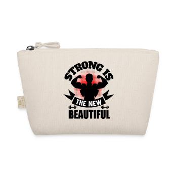 strong is the new beautiful - Organic Pouch - nature - Front