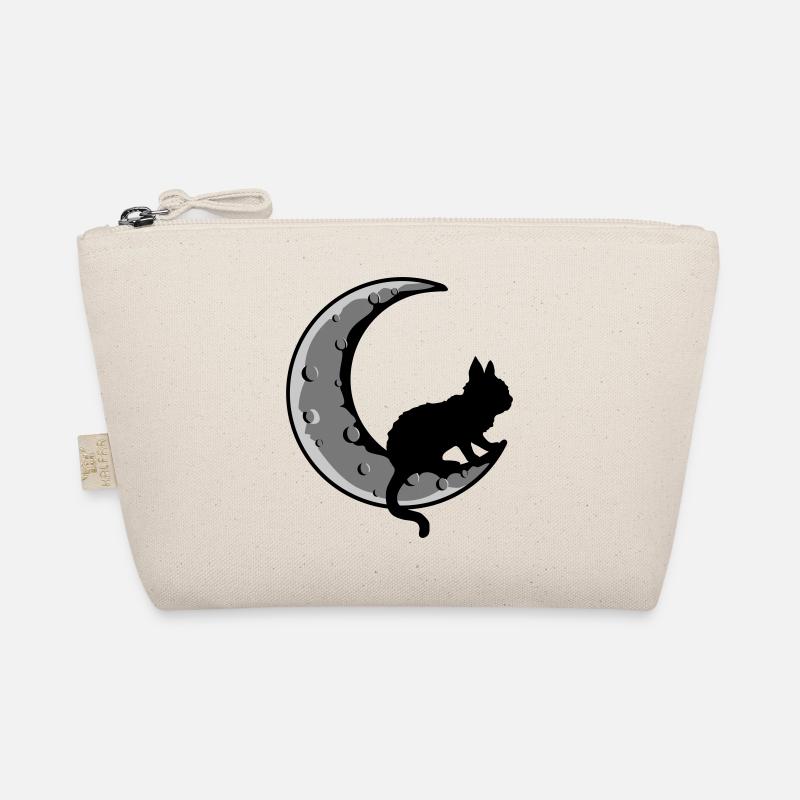 Sickle Moon Black Cat Organic Pouch