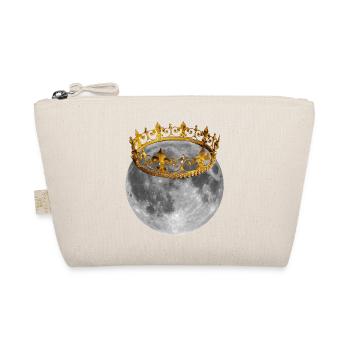 Mond mit Krone - Bio-Täschchen - Natur - Vorne