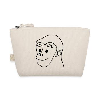 visage souriant de chimpanzé - Trousse biologique - nature - Devant