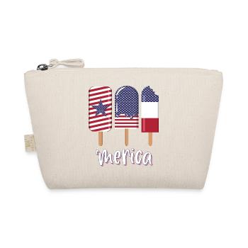 Merica July 4 USA - Organic Pouch - nature - Front
