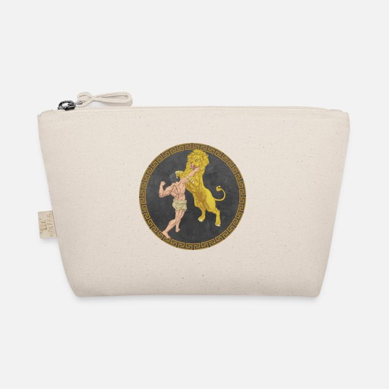 Herkules griechischer Held, Kampf mit Löwe Bio-Täschchen