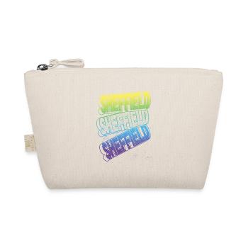 Sheffield England UK City Font Skyline Home - Organic Pouch - nature - Front