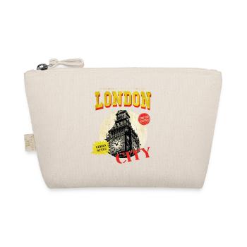 Londres Angleterre UK City Skyline Vintage Retro - Trousse biologique - nature - Devant