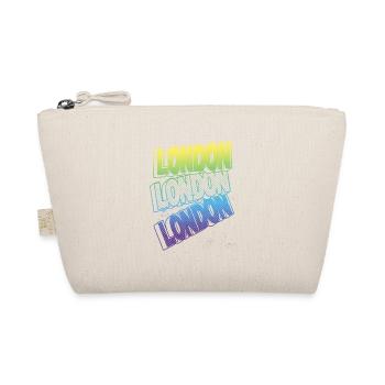 London England UK City Font Skyline Home - Organic Pouch - nature - Front