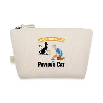 Pawlows Katze wenig bekannt Versagen Lustige Psychologie - Bio-Täschchen - Natur - Vorne