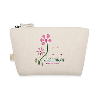 Verzeihung, Blumen - Bio-Täschchen - Natur - Vorne