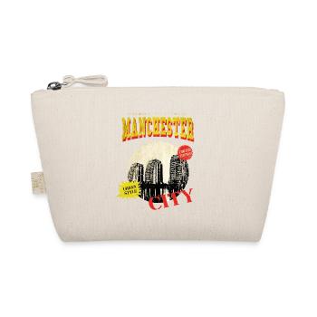 Manchester England UK Stadt Skyline Vintage Retro - Bio-Täschchen - Natur - Vorne