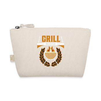 Grillmeister Grillen Griller Chef Grill Grillkönig - Bio-Täschchen - Natur - Vorne