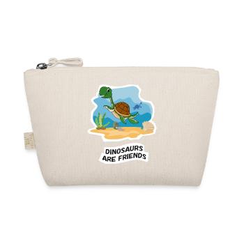 Dinosaurs are Friends - Organic Pouch - nature - Front