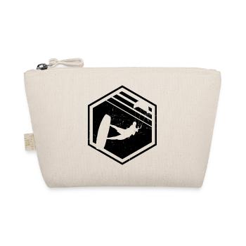 Men's Kitesurfer Kitesurf Kiting Women Kite - Organic Pouch - nature - Front