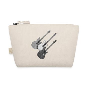 Gitarren - Bio-Täschchen - Natur - Vorne