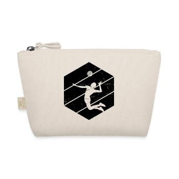 Volley Beach Volley Volleyball Volleyballspielen - Organic Pouch - nature - Front
