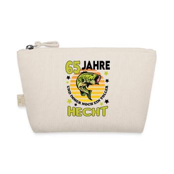 Geburtstag Toller Hecht Alter Jahre 65 - Bio-Täschchen - Natur - Vorne