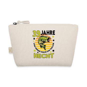 Geburtstag Toller Hecht Alter Jahre 39 - Bio-Täschchen - Natur - Vorne