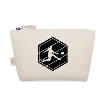 Fussballer Herren Fussballspielen Fussballspieler - Bio-Täschchen - Natur - Vorne