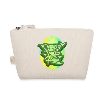 Young and Wild and Free - Handstyle - Bio-Täschchen - Natur - Vorne