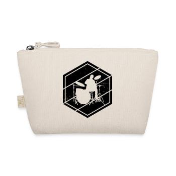 Drums Drummer Drum Kit Percussionist - Organic Pouch - nature - Front