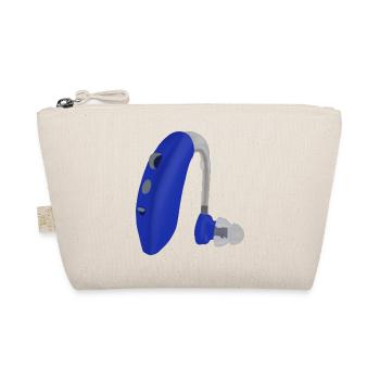 A Blue Hearing Aid - Organic Pouch - nature - Front