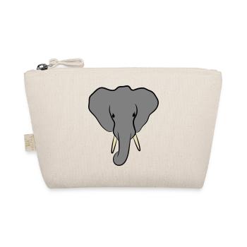 Éléphant Minimaliste - Trousse biologique - nature - Devant
