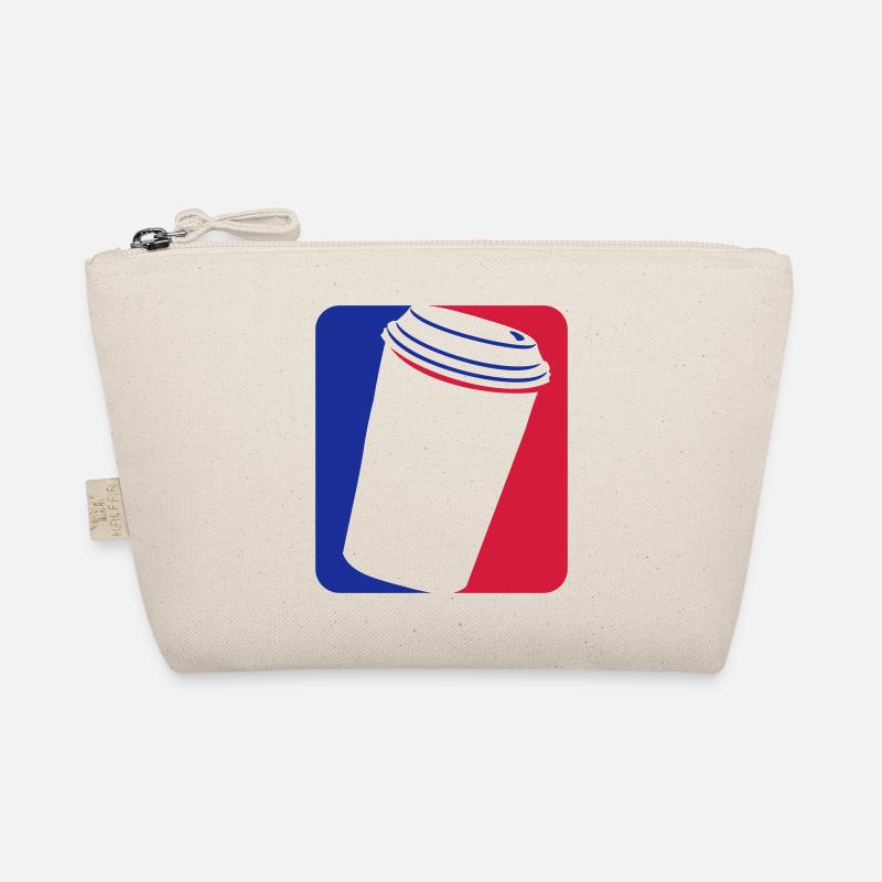 Blau Rot Kaffee Becher Bio-Täschchen