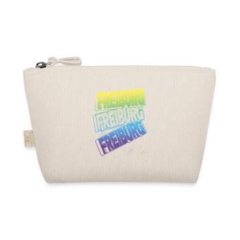 Freiburg Germany City Font Skyline Home - Organic Pouch - nature - Front