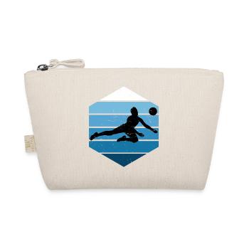 Damen Herren Volleyballspieler Volley Volleyballsp - Bio-Täschchen - Natur - Vorne