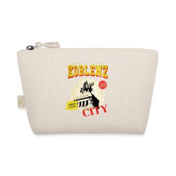 Koblenz Germany City Skyline Vintage Retro - Organic Pouch - nature - Front
