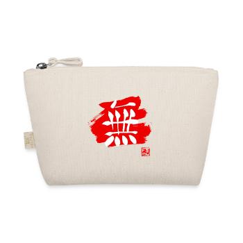 Nichts Kanji Rot - Bio-Täschchen - Natur - Vorne