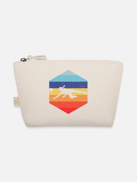 Volleyball Playing Volleyball Men's Volleyball - Organic Pouch - nature - Front