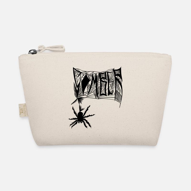Graphics Brand Somber Spider Web Color Black Organic Pouch