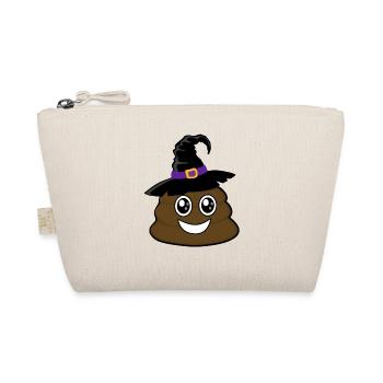 Cute Caca d Halloween Sorciere - Trousse biologique - nature - Devant