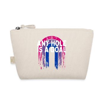 Tout trou est un but Bisexuel adulte Humour Bi - Trousse biologique - nature - Devant