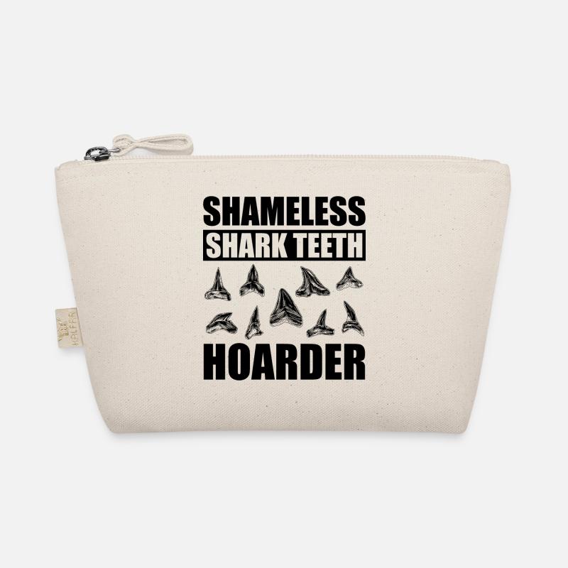 fossilized shark teeth Organic Pouch