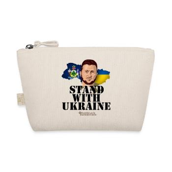 Ukraine Maine Supporter Motive - Organic Pouch - nature - Front