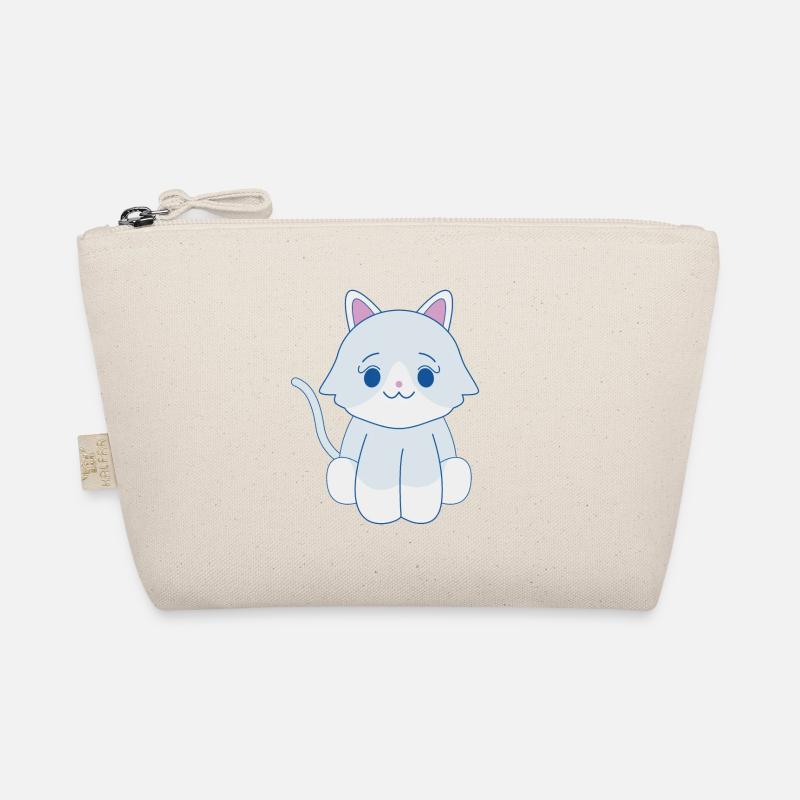 Chat blanc - Trousse biologique - nature